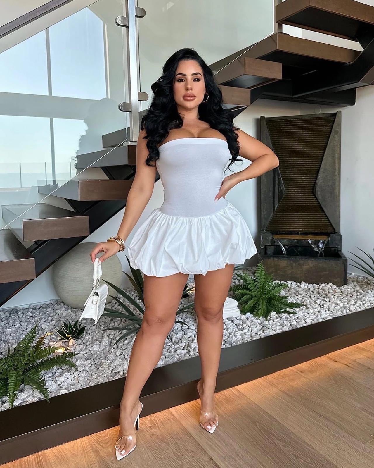 Mini dress white