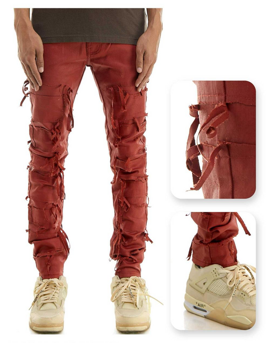 RED
WAXED COMPLEX PANTS
SKINNY FIT