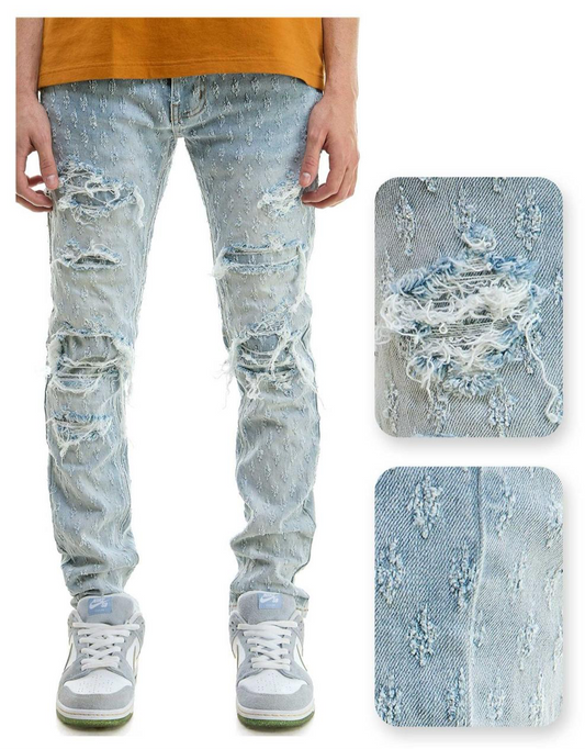 BLUE
JACQUARD SKINNY JEANS
SKINNY FIT