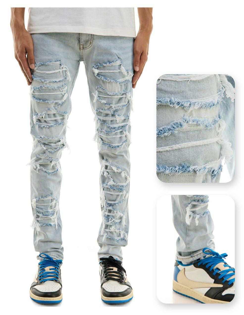 BLUE
UNDER PATCHED SKINNY JEANS
SKINNY FIT