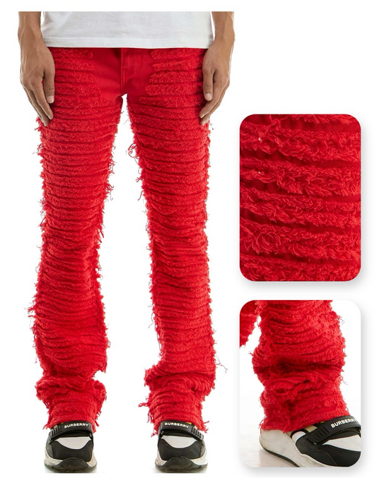 RED
DISTRESSED SKINNY FLARE PANTS
SKINNY FLARE FIT